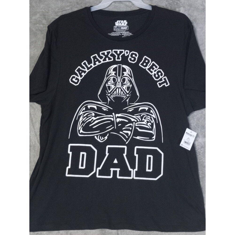 Star Wars Galaxy's Best Dad Darth Vader Mens Tshirt US Size 3XL
